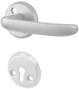 Innerdörrhandtag Bolin med nyckelskyl Mattkrom