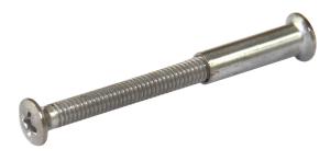 Tryckesskruv M4 Universal med hylsmutter Krom 4-pack 42mm