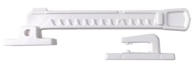 Vädringsbeslag K33 utåtgående Vit