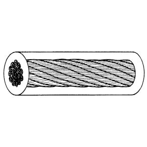 Stållina plastbelagd 42tr 4/6mm