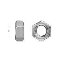 6-kantsmutter M6M din 934 M12 A4 100st/pkt