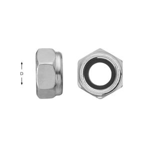 6-kantslåsmutter din 985 M10 fzb 100st/pkt