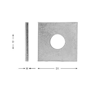 4-kantsbricka S4B 11x30x3 fzb 100st/pkt