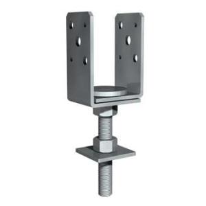 Betongplint 500mm inkl justerbar stolpsko M16