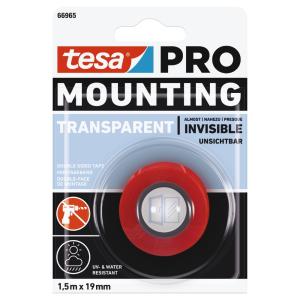 Tesa Monteringstejp PRO Transparent 1,5mx19mm TESA