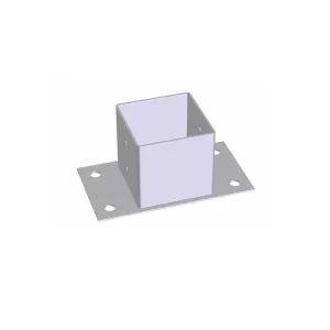 Stolpsko Galvad 96x96x150mm