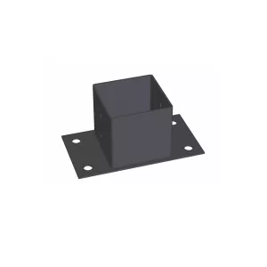 Stolpsko Svart 71x71x150mm
