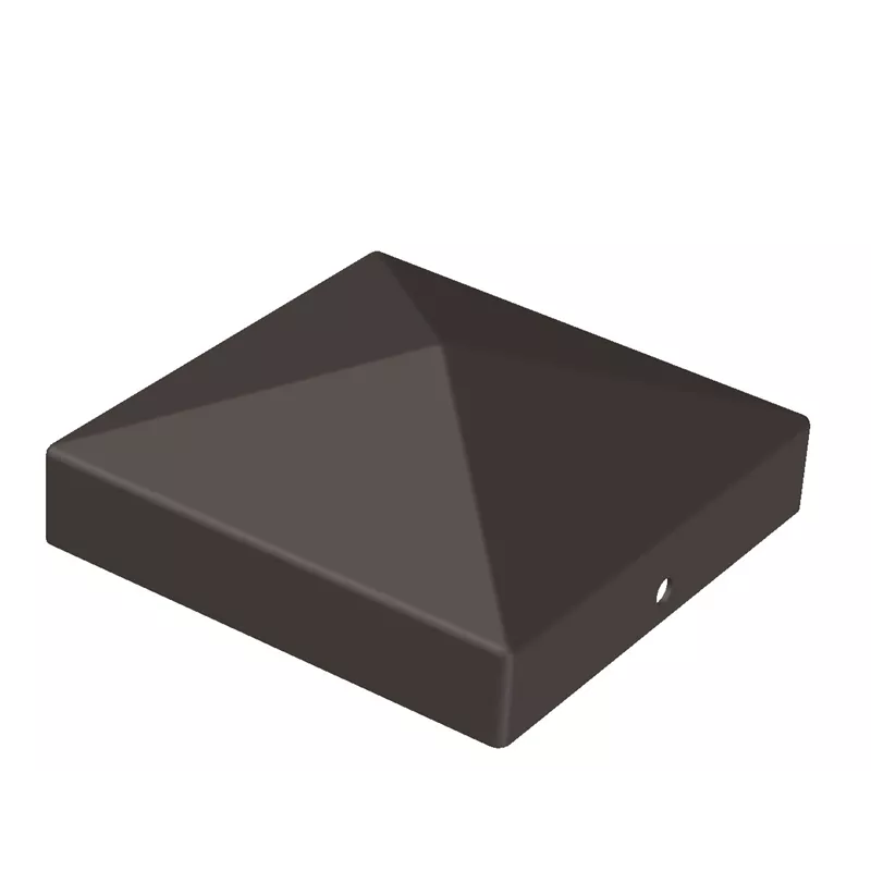 Stolplock Svart 96x96mm