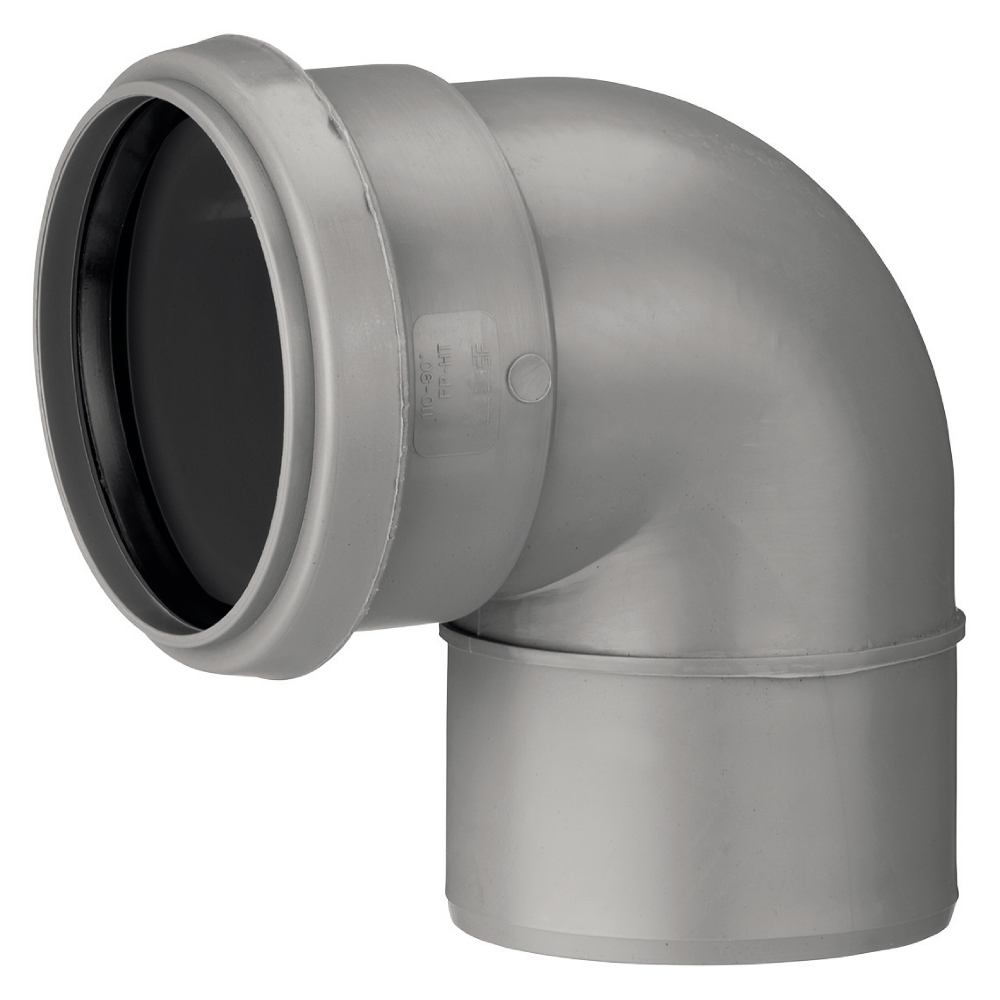 Rörböj HT Med 1 Muff 90gr 75