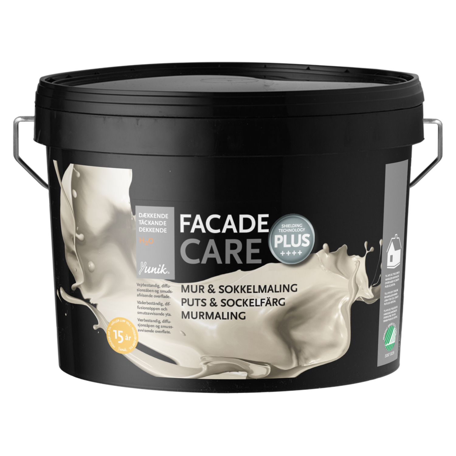 Yunik Fadade Care Puts & Sockelfärg PLUS Vit/Bas AA 2,8L