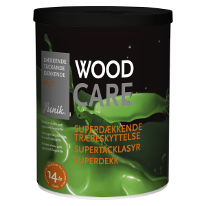 Yunik Wood Care Supertäcklasyr Vit/Bas AA 0,7L