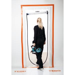 Blixtlåsdörr "U" Cover 2,2x1,12m TEBO