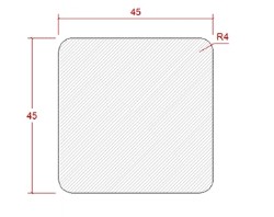 45x45 G Byggregel G4-2