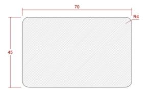 45x70 Regel kortlängd