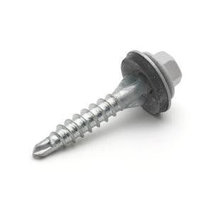 Plasttaksskruv Trä 5,5x35 utv Opalvit 50st/pkt