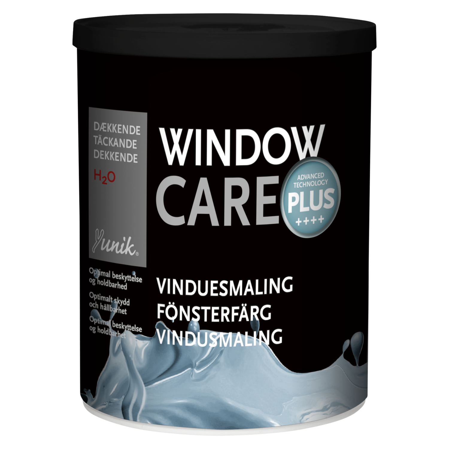Yunik Window Care Fönsterfärg PLUS Vit/Bas AA 0,7L