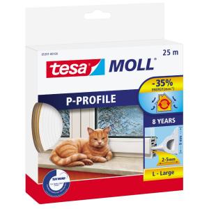 Tätlist P-list Vit 25m TESA