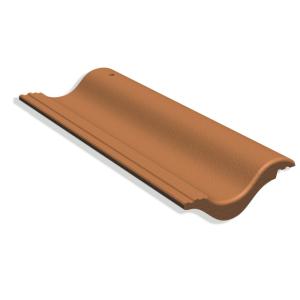 Halvpanna byggbredd 150mm Benderit Tegelröd