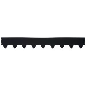 Rabatt/Gräskantlist Svart 3-pack