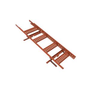 Takstege 1,2m för profilerad plåttak Tegelröd