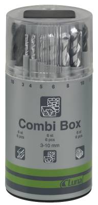 Borrsats 3-10mm Kombi-box
