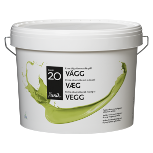 Yunik 20 Väggfärg 500 Vit 10L