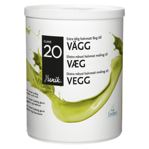 Yunik 20 Väggfärg 500 Vit 0,75L