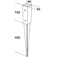 Jordankare PSG 46x600mm FAST