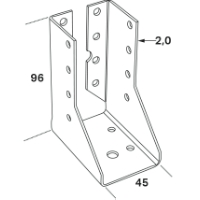 Balksko JHI 45x96x2,0mm FAST
