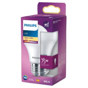 LED Normal Frost 75W E27 VV PHILIPS