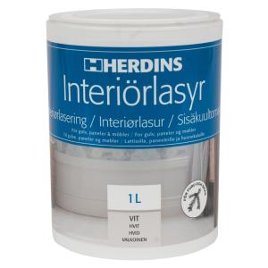 Interiörlasyr Aqua 300 Vit 1L HERDINS