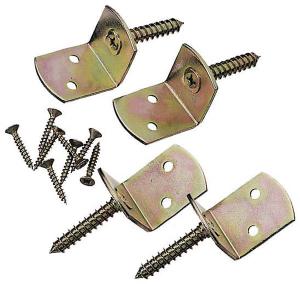 Beslag skärm gulkrom