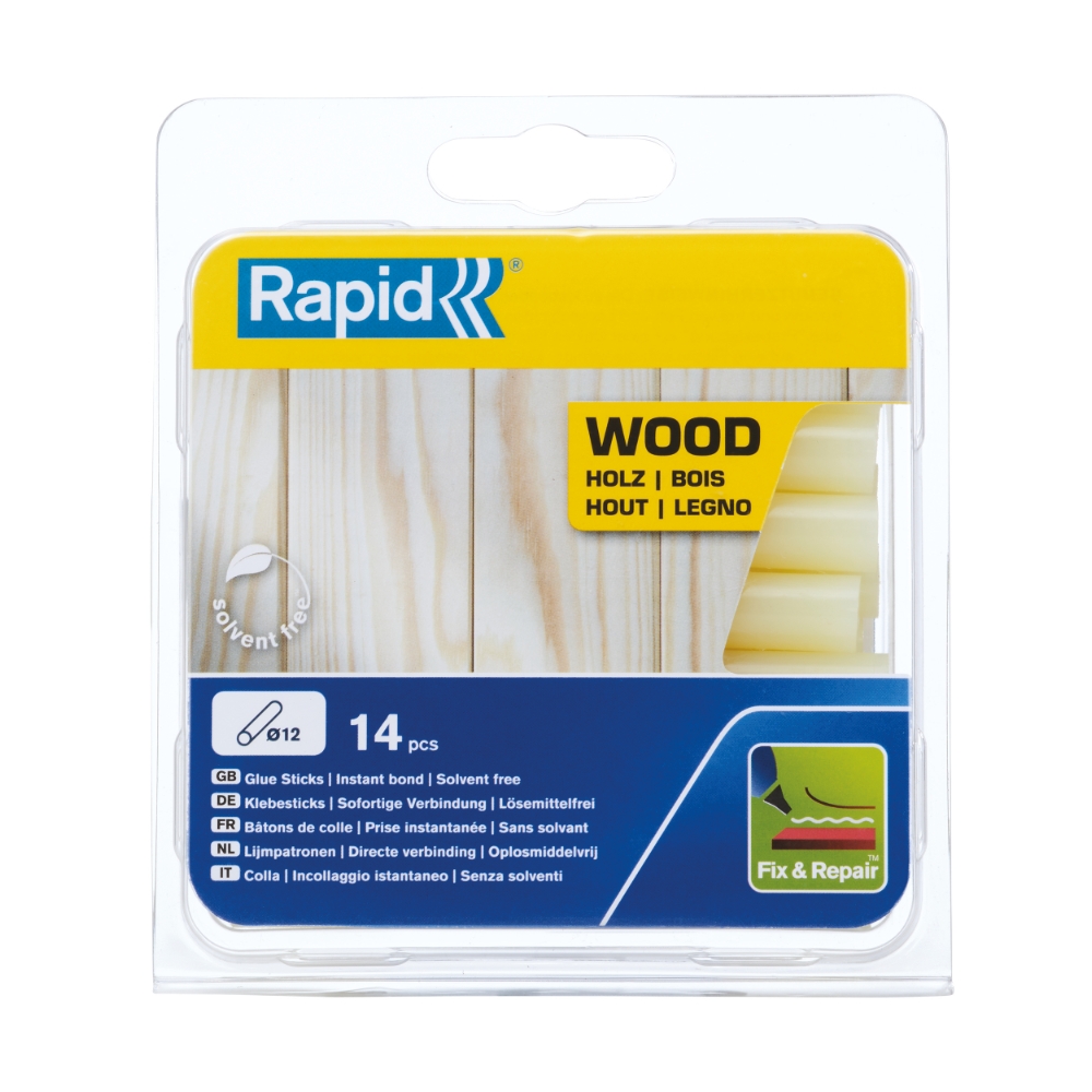 Limstift 12mm Trä 13st RAPID