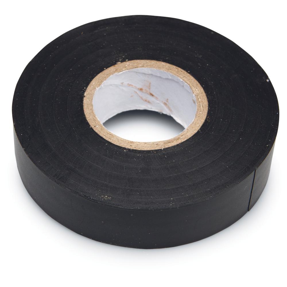 Eltejp Svart 19mm, 20m BÅREBO