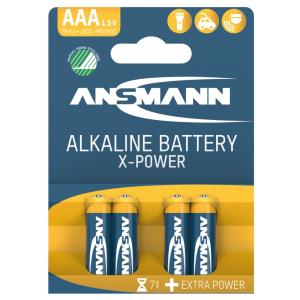 Batteri X-Power AAA/LR03 1,5V 4-pack ANSMANN