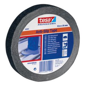 Halkskyddstejp 25mm 15m Svart TESA