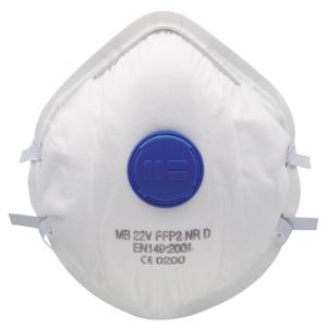 Andningsskydd P2D 10-pack med ventil ETC