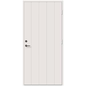 Ytterdörr 871 10x19 V Alexia vitmålad STARDÖRREN tät