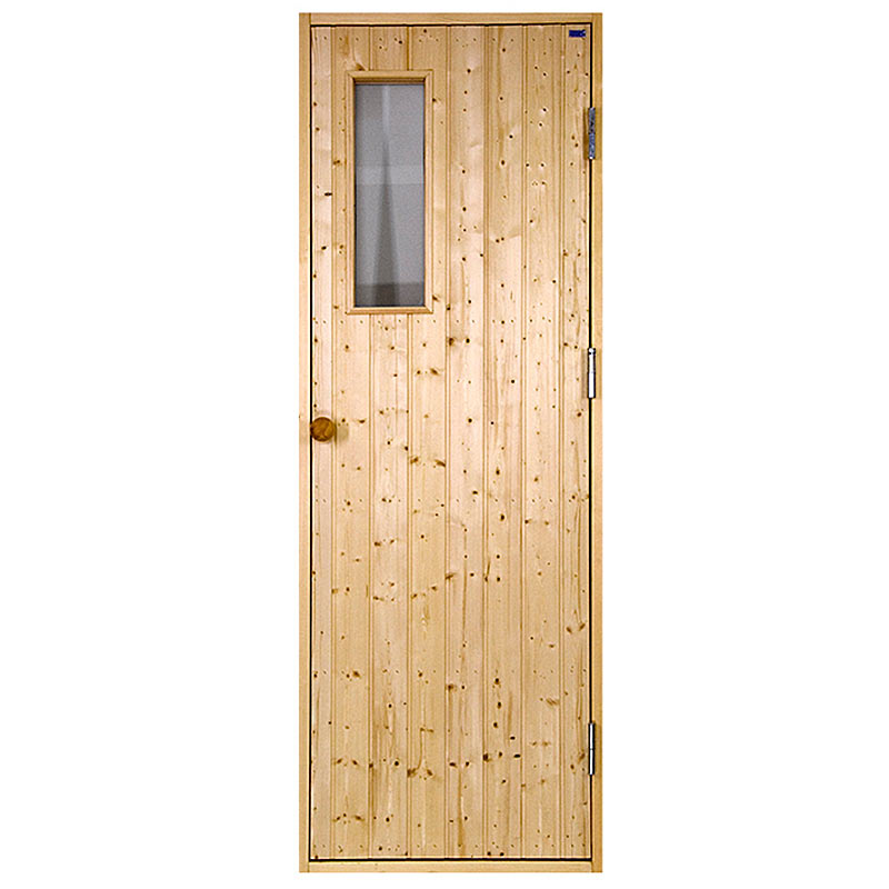 Bastudörr BDG 7x19 Vänsterhängd STAR Klarglas