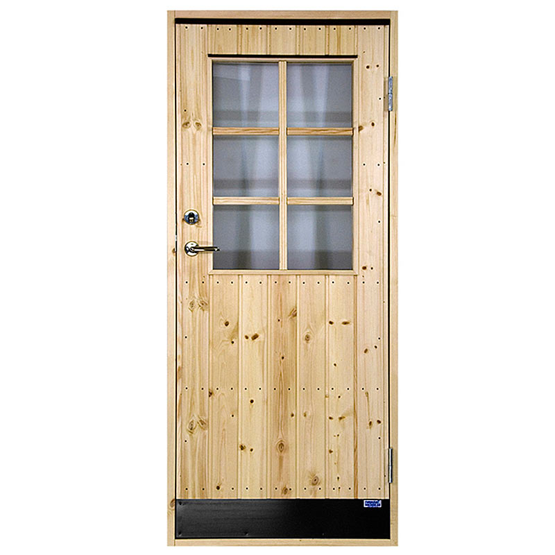 Förrådsdörr Fröbo 8x18,5 G Högerhängd STAR Kallförråd Klarglas