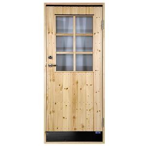 Förrådsdörr Fröbo 8x18,5 G Vänsterhängd STAR Kallförråd Klarglas