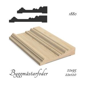 22x120 Byggmästarfoder obehandlad Furu A
