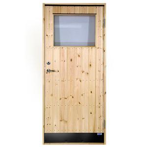 Ekonomidörr EYD8G 10x20 Högerhängd STAR Varmförråd 2-glas isolerruta