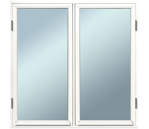 FÖNSTER KF2 10X10 VITMÅLAT STAR ALLMOGE 2-GLAS KOPPLAT
