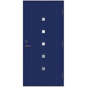 Ytterdörr 906G 10X21 H VIT Ilona Klarglas STARDÖRREN