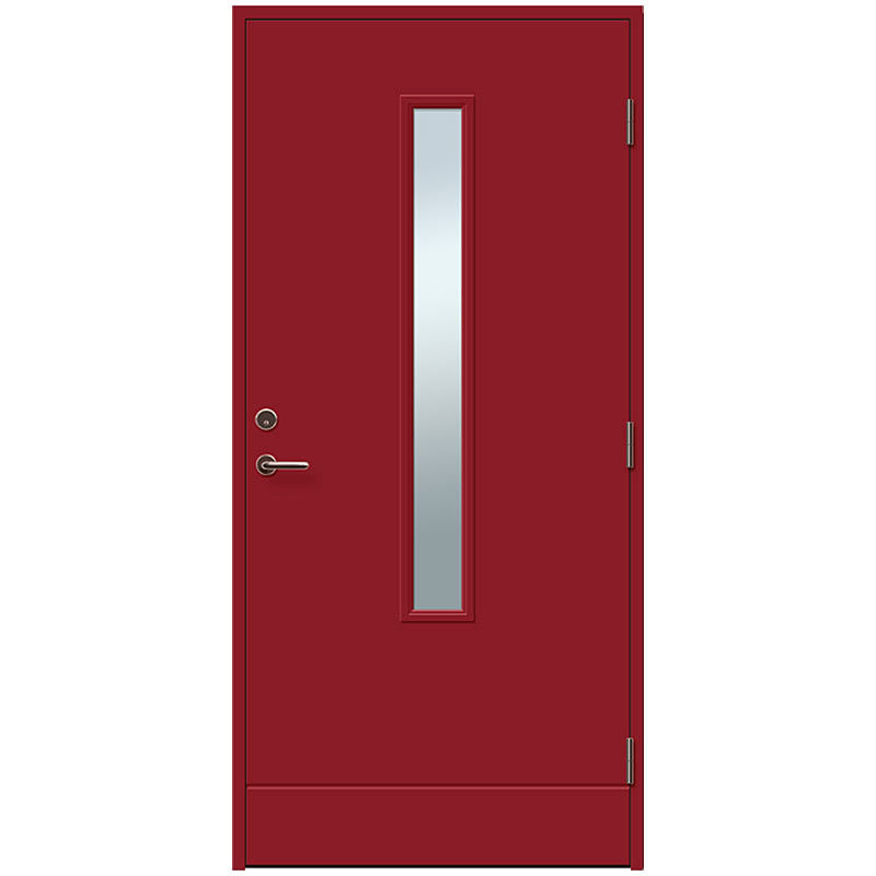 Ytterdörr 907G 10X21 H VIT Justina Klarglas STARDÖRREN