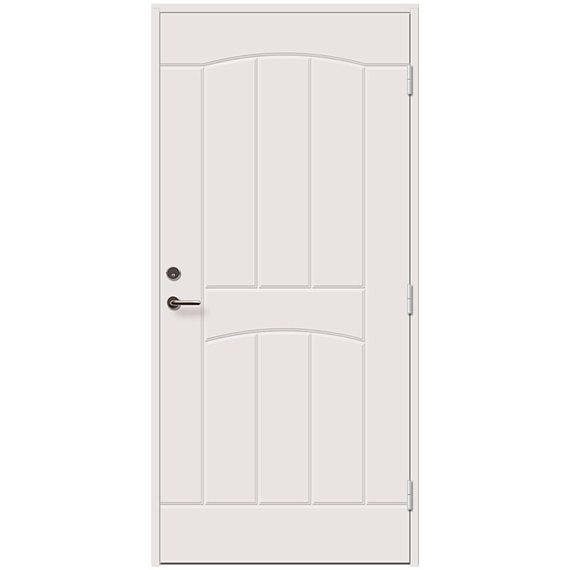 Ytterdörr 874 10x21 H Katarina II vitmålad STARDÖRREN tät