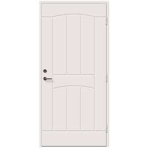 Ytterdörr 874 10x21 V Katarina II vitmålad STARDÖRREN tät