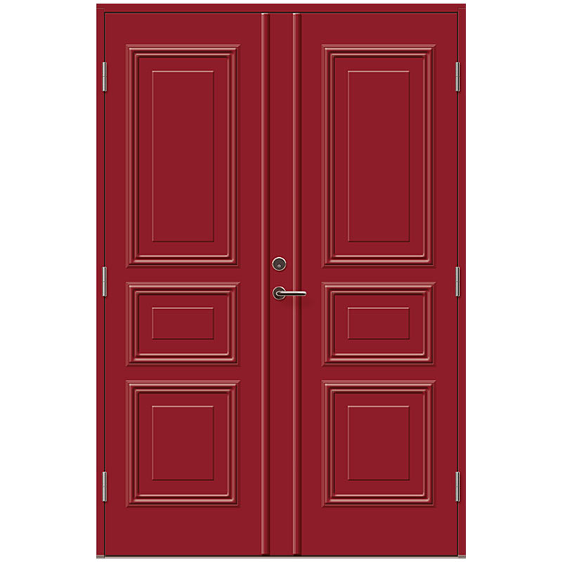 Ytterdörr par 897P 14x21 vit Kristina dekorl tät STARLDÖRREN