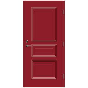 Ytterdörr 897 10x21 H VIT Kristina dekorlist tät STARDÖRREN